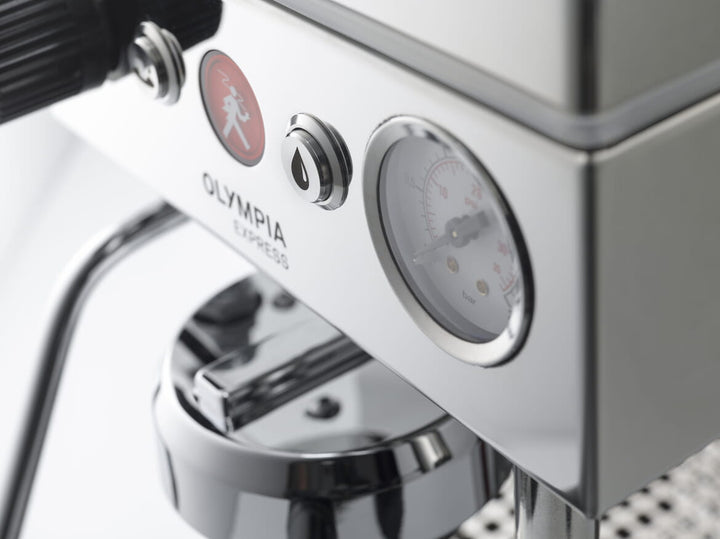 Olympia Express Maximatic Bedientasten Edelstahl – Coffee Coaching Club 11