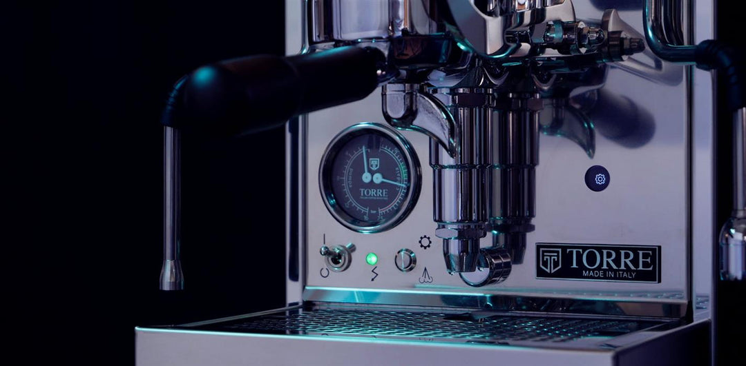 Torre Luigino TSP Total Black – Zweikreis-Maschine mit Rotationspumpe &amp; Smart PID - Coffee Coaching Club GmbH
