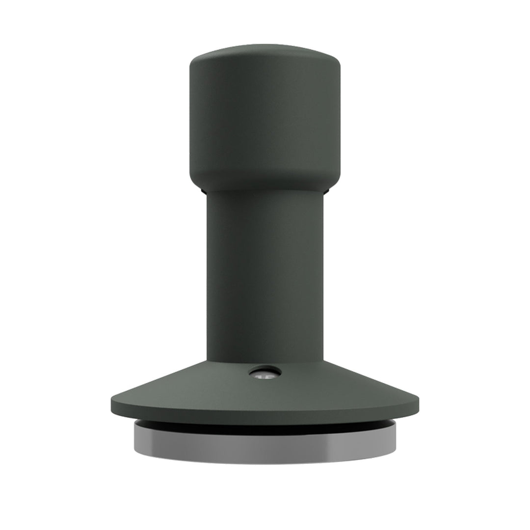 Varia Calibre Tamper 58 mm en verde bosque (Forest), vista lateral