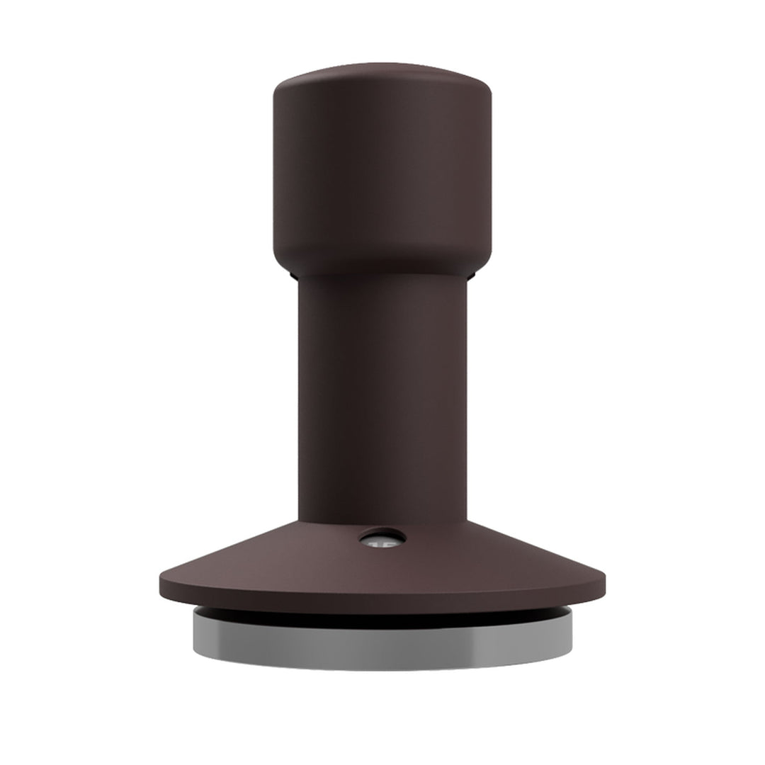 Varia Calibre Tamper 58 mm en rojo rubí (Ruby), vista lateral