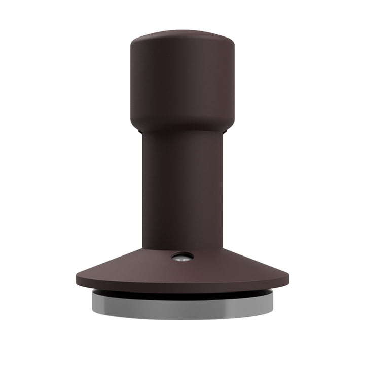 Varia Calibre Tamper 58 mm en rojo rubí (Ruby), vista lateral