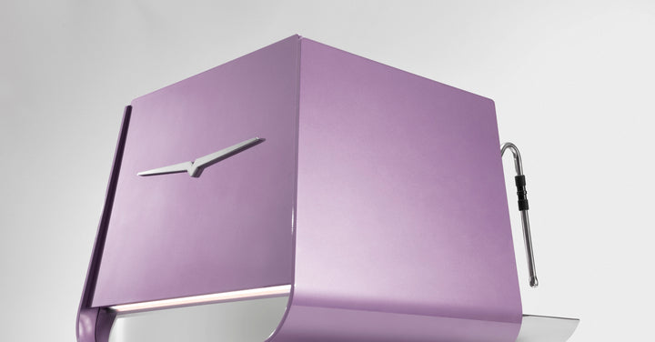Victoria Arduino E1 Prima EXP Lavender, Ansicht von unten – Coffee Coaching Club 23