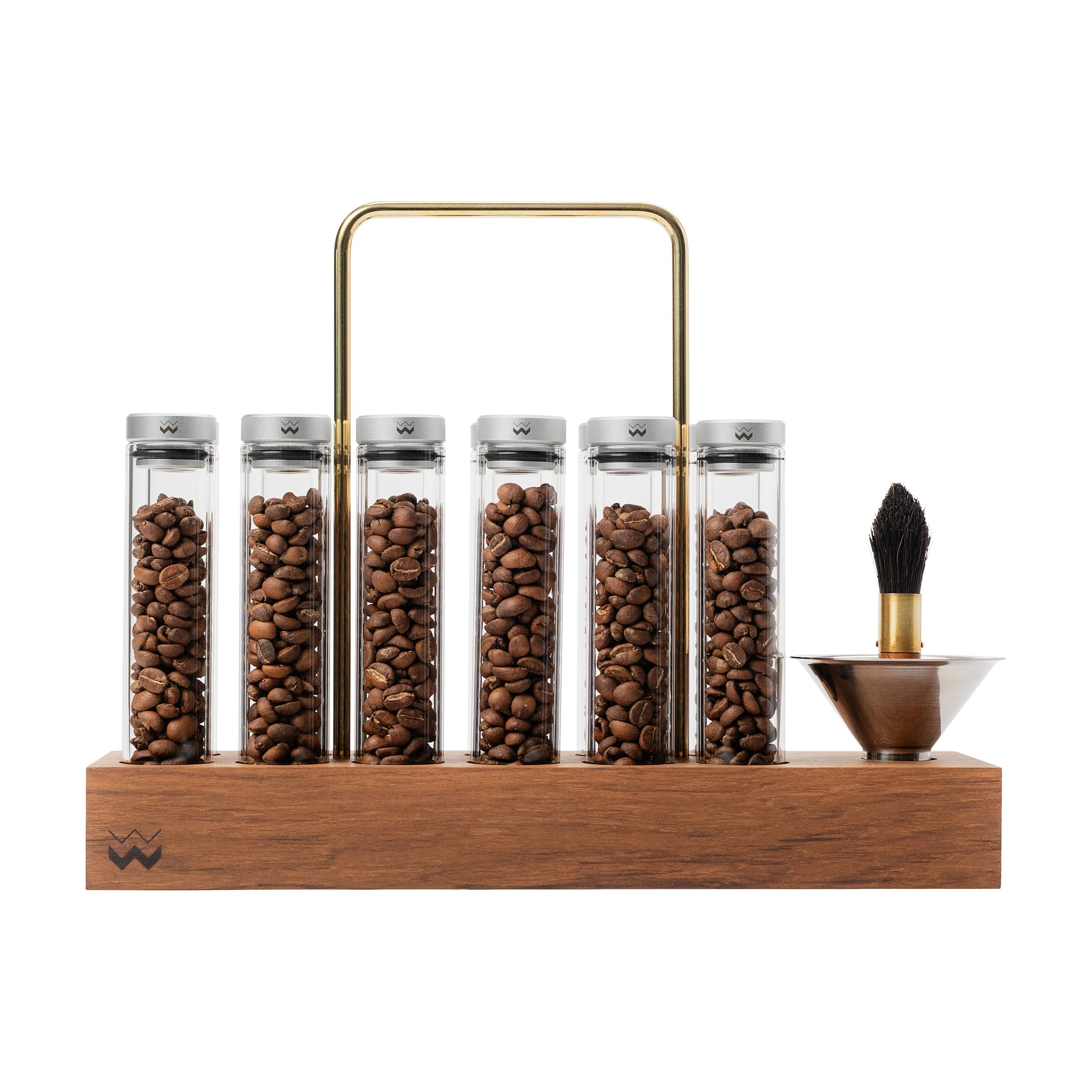 Weber Bean Cellar set of 12 in teak | Coffee Coaching Club