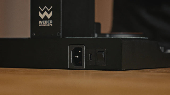 Weber Workshops EG-1 neue Generation Netzanschluss auf der Rückseite – Coffee Coaching Club 18