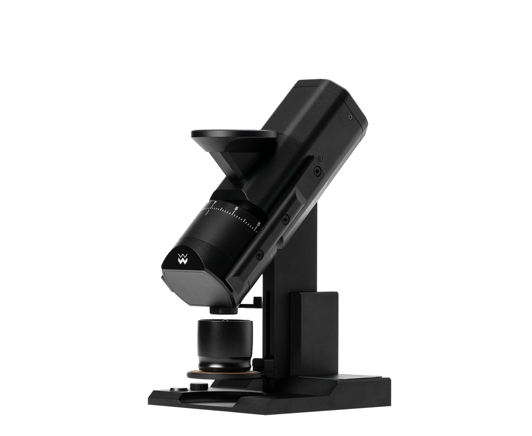 Weber Workshops EG-1 neue Generation Schwarz (Onyx) Seitenansicht – Coffee Coaching Club 6
