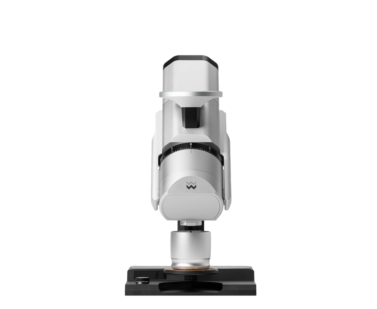 Weber Workshops EG-1 neue Generation Silber Frontansicht – Coffee Coaching Club 1