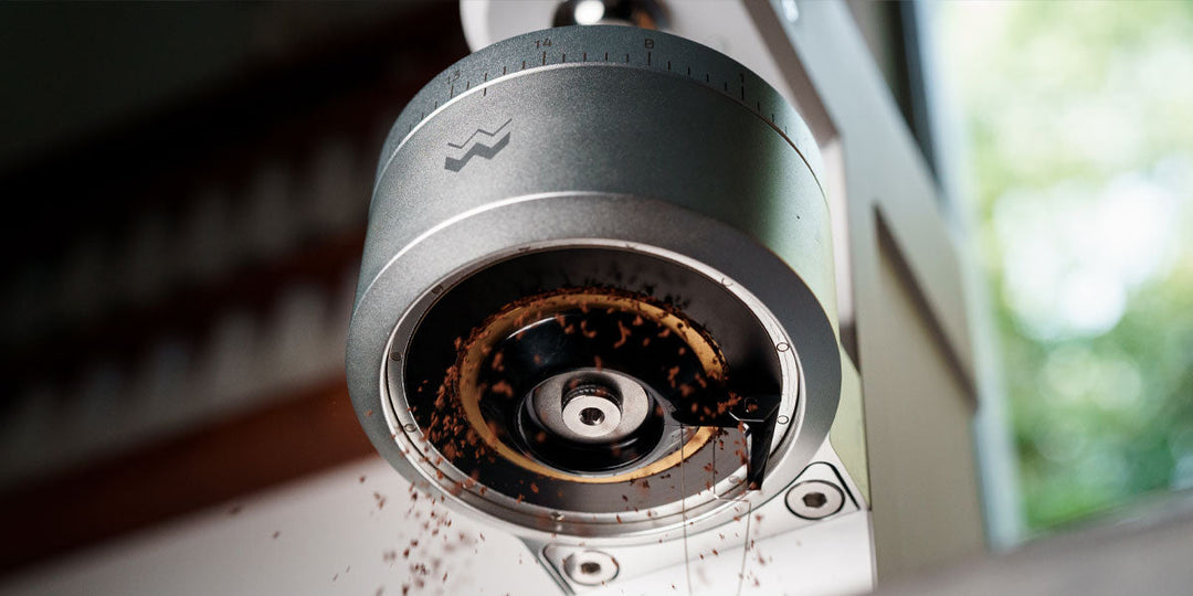 Weber Workshops Key MK II Auswurf der Mahlkammer mit Kaffeemehl – Coffee Coaching Club 21