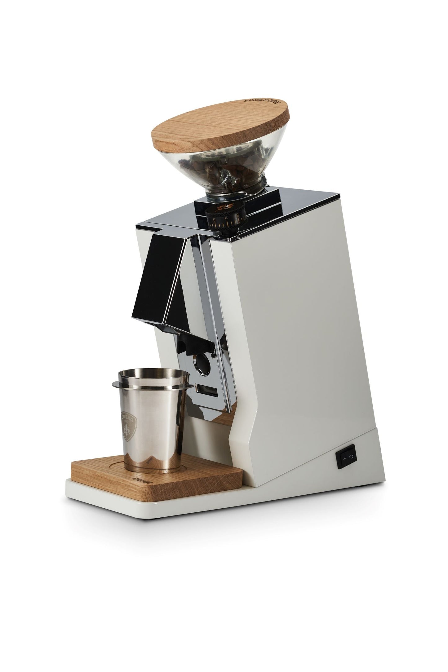 Eureka Mignon Single Dose Grinder `65 Weiss - Coffee Coaching Club