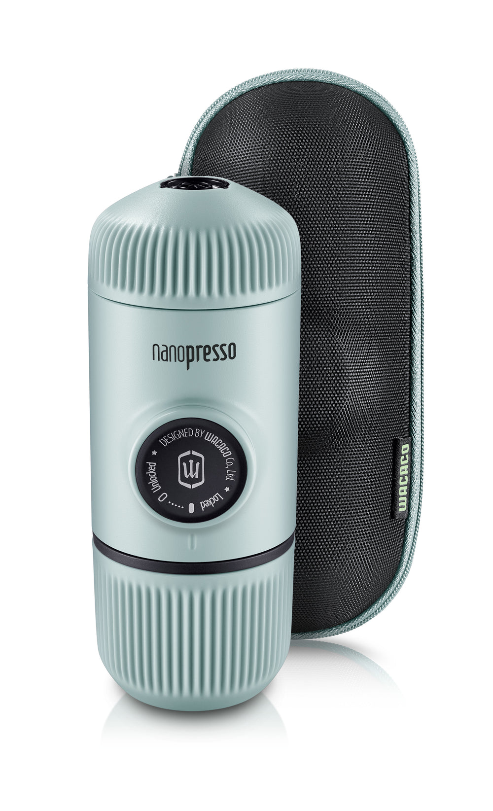 WACACO Nanopresso Tragbare Espressomaschine inkl. S-Etui/Case - Arctic Blue - Coffee Coaching Club