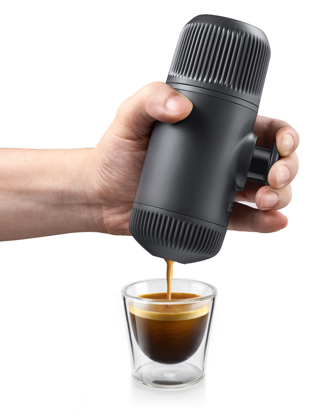 WACACO Nanopresso Tragbare Espressomaschine - Anthrazit - Coffee Coaching Club