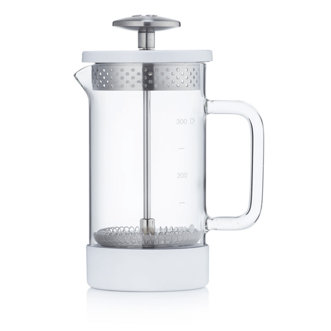 Plastic Free French Press - Core Coffee Press 350 ml - Weiss - Coffee Coaching Club