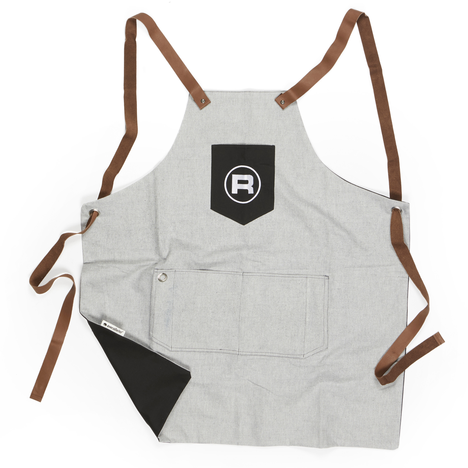 Rocket Barista-Schürze wendbar braune Träger – Coffee Coaching Club 1