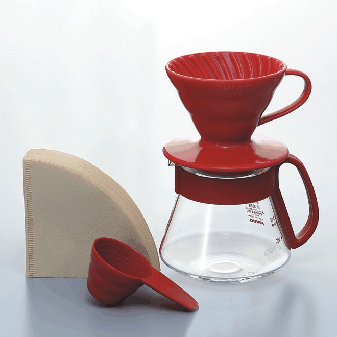 HARIO V60 Pour Over Kit, Porzellan, 1-2 Portionen - Coffee Coaching Club