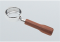 Porte-filtre Bezzera sans fond avec manche en bois de rose / E61 - Coffee Coaching Club