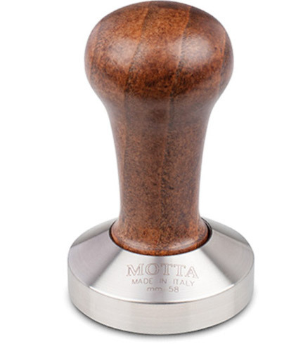 MOTTA Tamper flach "Holz" braun 58 mm - Coffee Coaching Club