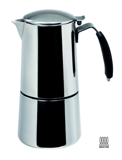 ILSA Espressokocher "Omnia" aus Edelstahl 25cl / 4 Tassen - Coffee Coaching Club