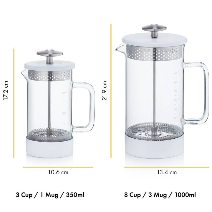 Plastic Free French Press - Core Coffee Press 350 ml - Schwarz - Coffee Coaching Club