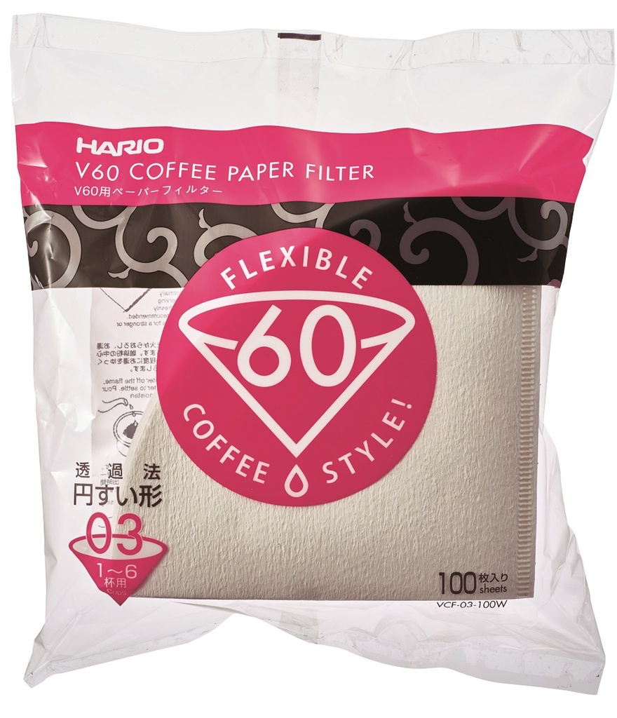 HARIO V60 Papierfilter für Filterhalter 03 (JP) - Coffee Coaching Club