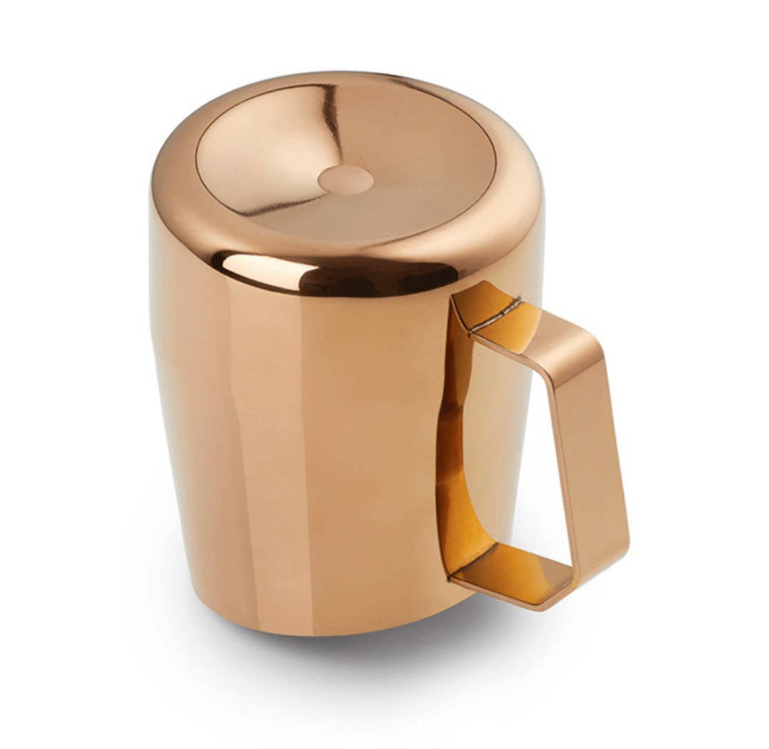 Dial In Milk Pitcher - Rose Brass - 420 ml - Coffee Coaching Club