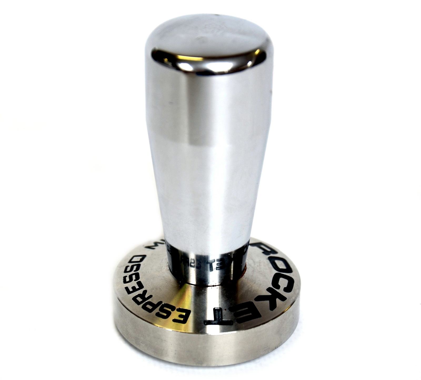 Rocket Tamper INOX Edelstahl flache Basis 58 mm – Coffee Coaching Club 1