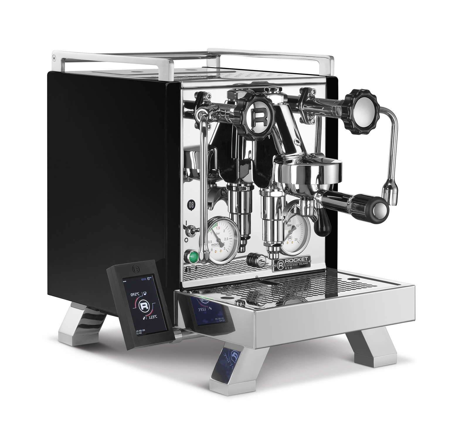 Rocket R Cinquantotto Dualboiler-Espressomaschine in Schwarz – Coffee Coaching Club 1