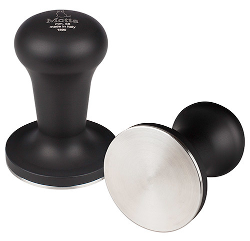 MOTTA Tamper flach "Flash" schwarz 58mm - Coffee Coaching Club